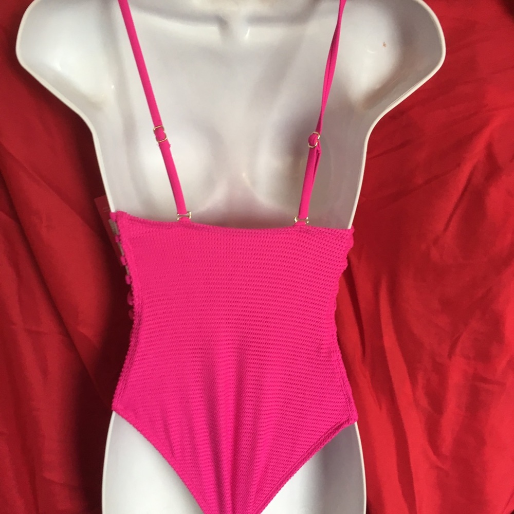 Pink Xhilaration swimsuit One piece - Picture 2 of 6